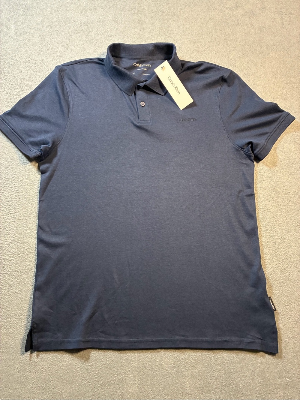Calvin Klein Men's Dark Navy Polo Shirt